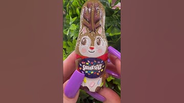 Asmr opening chocolate smarties #asmrsounds #asmrchocolate #asmrcandy