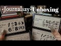 Unboxing) 新しいコラージュ素材の開封,New Journal items From Journalsay