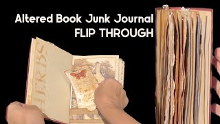 Inspired Altered Book Junk Journal Flip Through