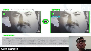 FFmpeg Tutorial - How to create a countdown timer overlay video effect   Count down VFX