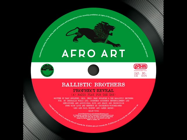 BALLISTIC BROTHERS 『PROPHECY REVEAL』 Ballistic Brothers : Prophecy Reveal (Night Time Is The Right Time