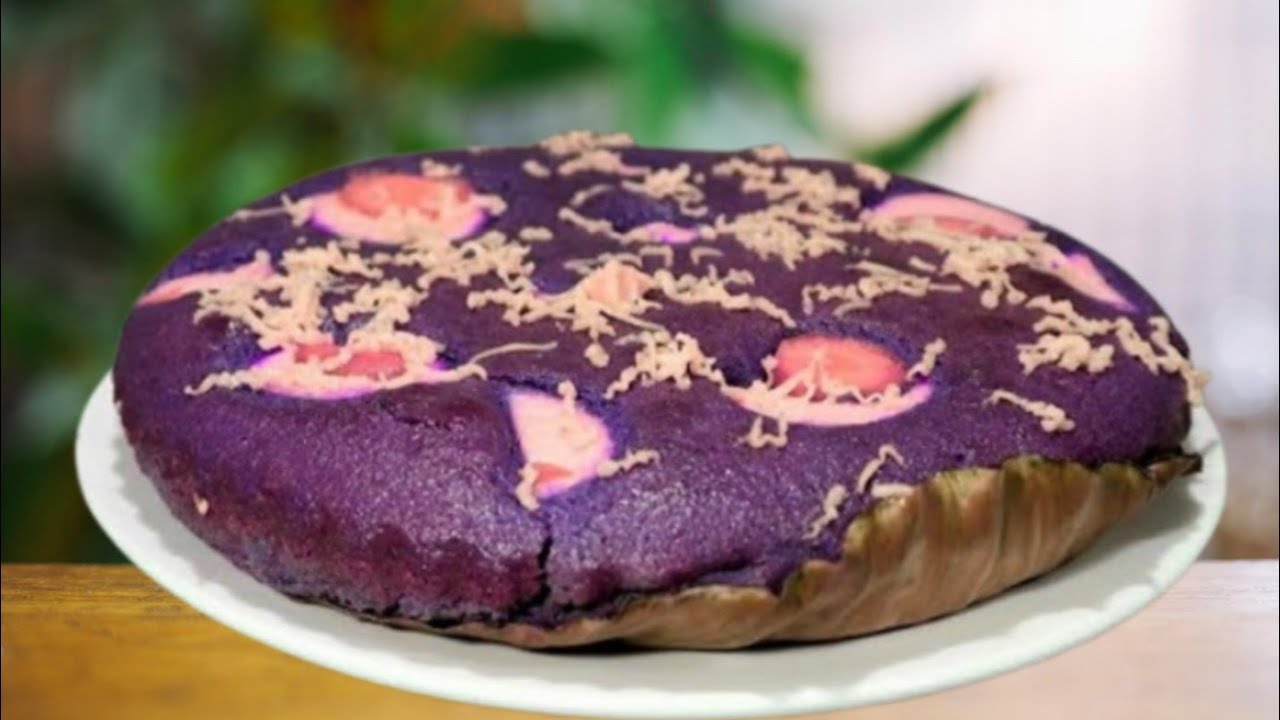 Ube Flavored Royal Bibingka