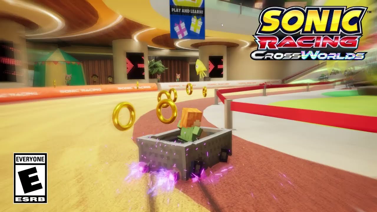 Sonic Racing: CrossWorlds l Minecraft Alex (Gameplay)