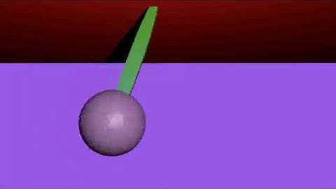 Elastic pendulum  in Blender