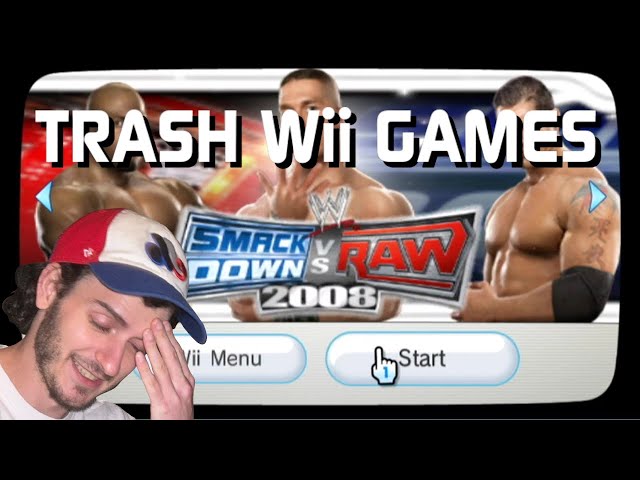 TRASH Wii GAMES - Smackdown vs Raw 2008 - YouTube