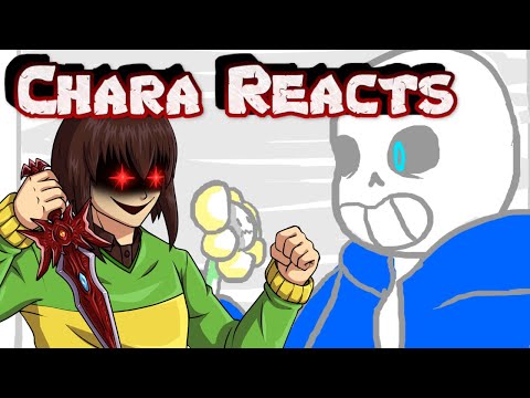 Sans Vs Flowey! | Chara Reacts!
