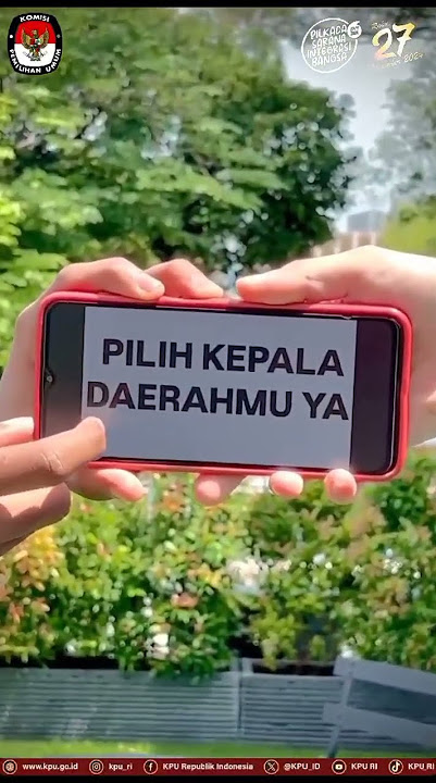 #TemanPemilih, sekarang H-3 menuju Pilkada Serentak 2024. Ayo ke TPS Rabu, 27 November 2024