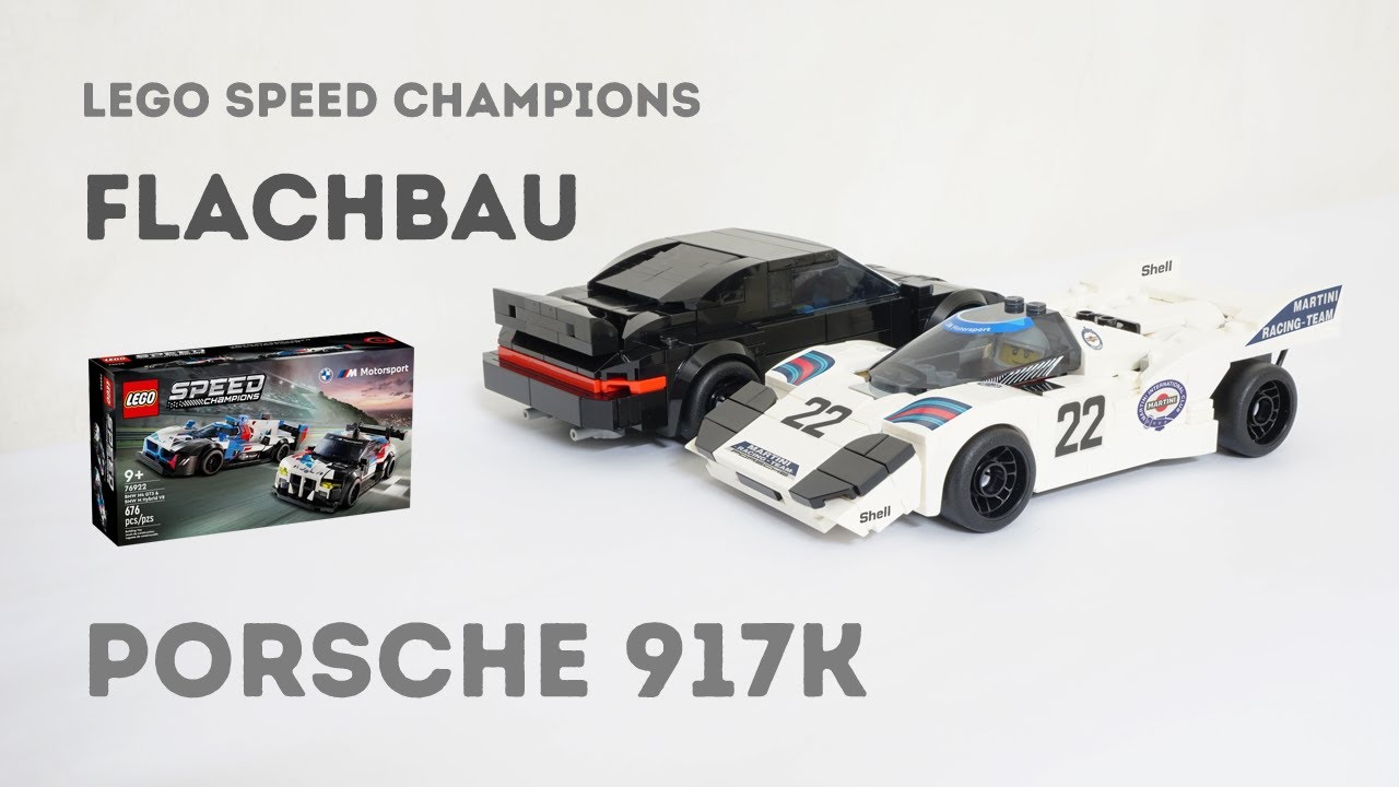 LEGO Porsche 917K & Flachbau 911 | Lego 76922 Alternate Build