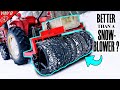 Is a snow roller better than a snowblower 