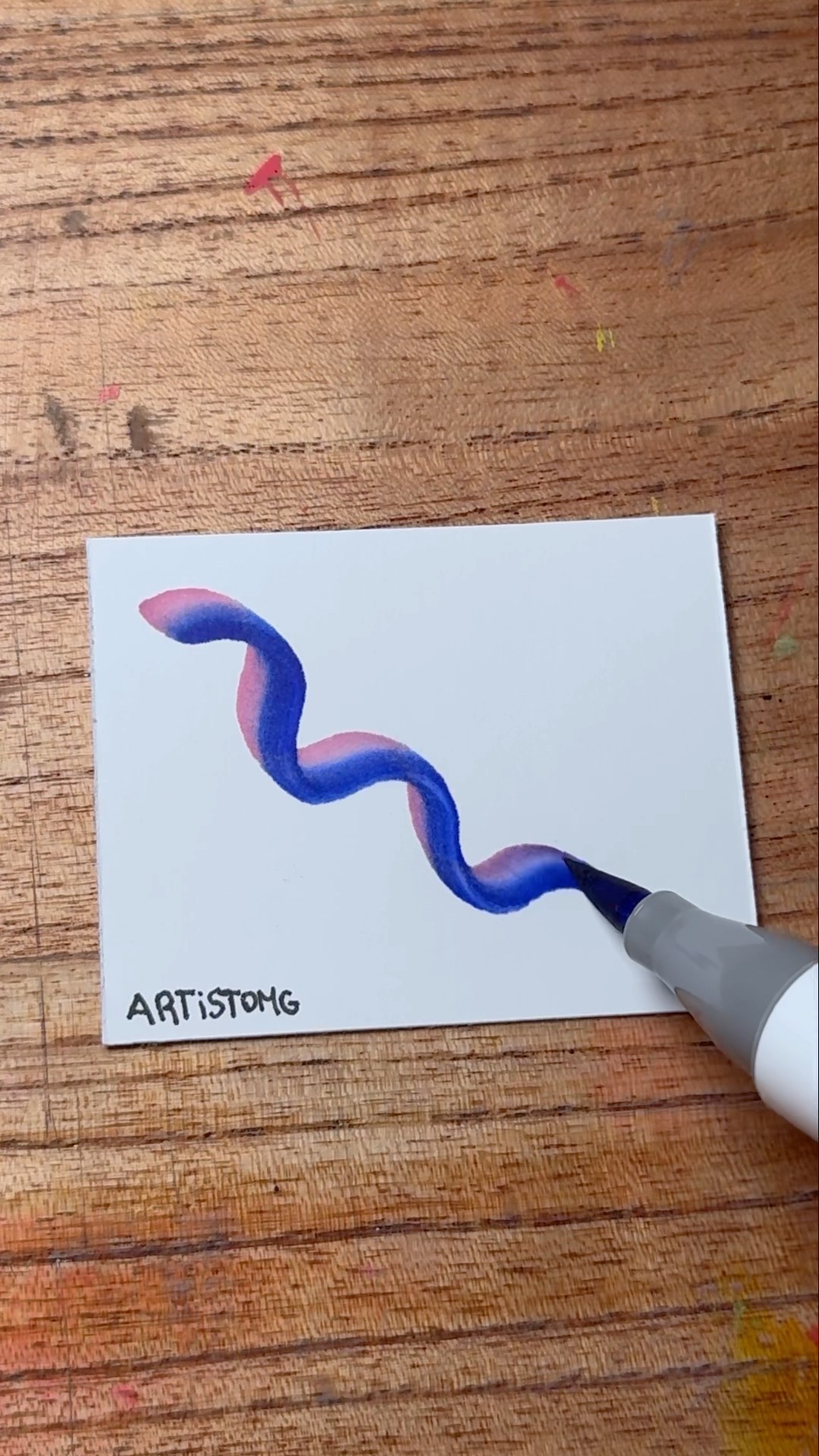 Satisfying Art Marker with 3 Colors! ?✨? || What Colors Should be Next?! ? #artsupplies