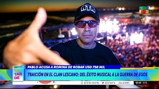 📺 Traición en el clan Lescano: Pablo acusa a Romina de robar 750 mil dólares