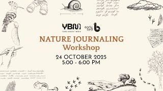 Nature Journaling Workshop | Young Birders' Month Series