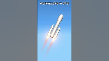 Working Solid Rocket Booster (SRB) in SFS! #shorts