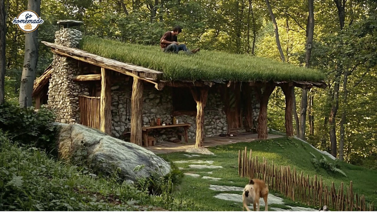 The Masterpiece Of Stone And Wood Built By A Man's Own Hands In The ...