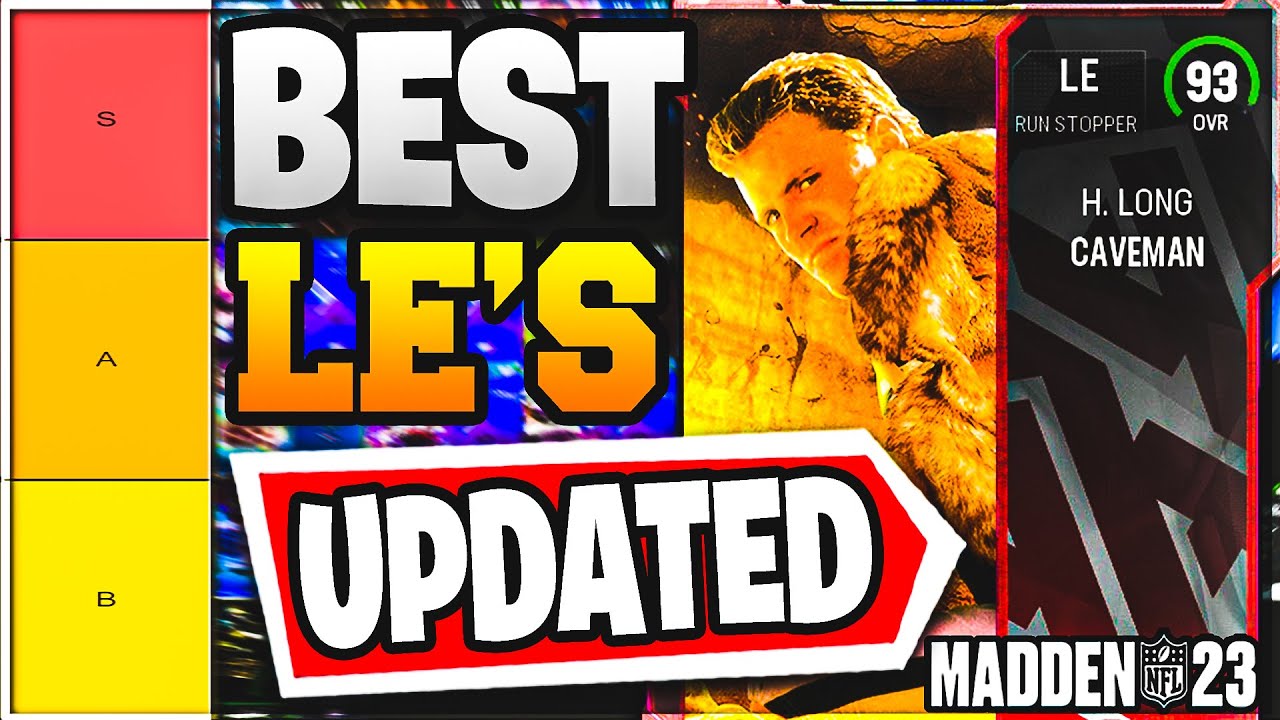 RANKING THE BEST LEFT ENDS IN MADDEN 23 ULTIMATE TEAM (BEST LE MADDEN ...