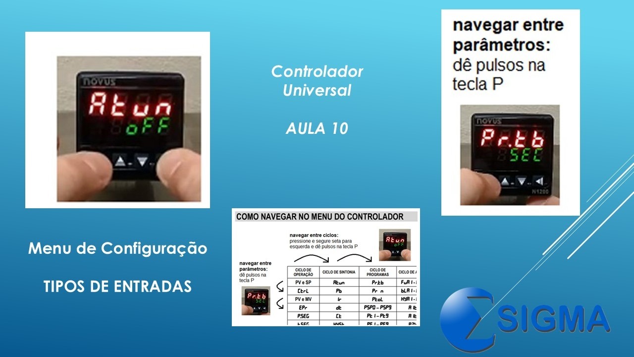 Aula 10 - Menu e configuração de entrada - YouTube