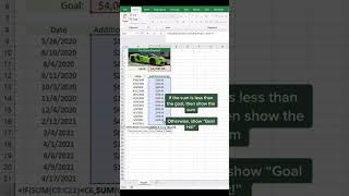 Goal calculation in Excel 📊 #excel #exceltips #datamastery