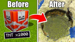 I Tried Minecraft's Strongest TNT MOD!