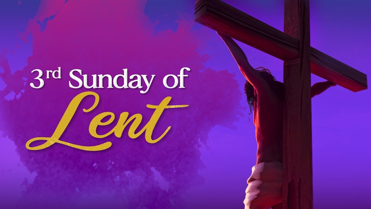 Mass sunday in the 3rd week in lent 03 03 2024 youtube