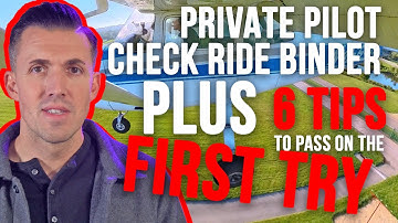 Private Pilot Check Ride Binder + my TOP 6 tips!