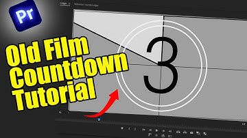 Old Film Countdown In Premiere Pro | Easy Tutorial