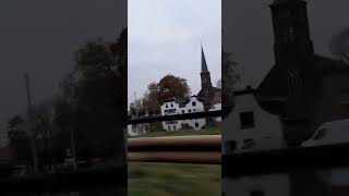 Driving through Waddinxveen(a small town in South-Netherlands)