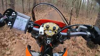 Part 2: Sandy single track time keeping Enduro on  KTM 300 XCW