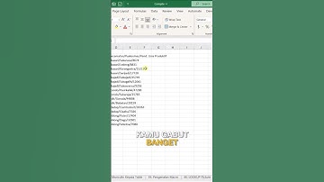 Cara pakai Text to Column untuk misahin data!