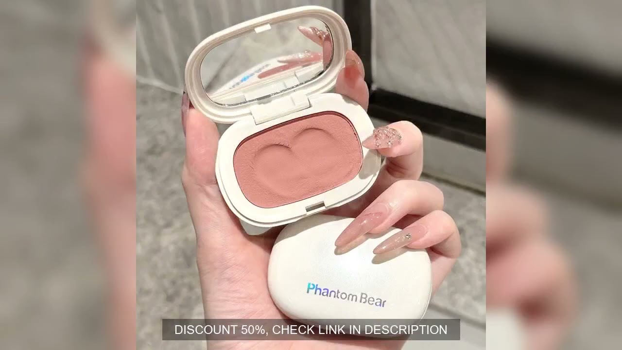 Single Color Blush Silky Texture High Color Rendering No Powder Feeling Low Saturation Long-lasting
