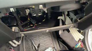 Saab 9-5 factory amp location
