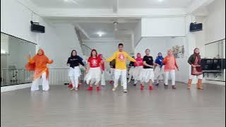 Kopi Dangdut 2022 Line Dance / Demo by 7 Gym & Studio Palembang