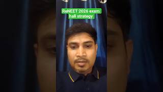 ReNEET 2026 Exam hall strategy #motivation #neet #students #teacher