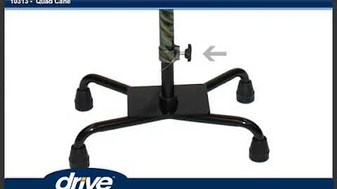 Drive Designer Series Small Base Quad Cane