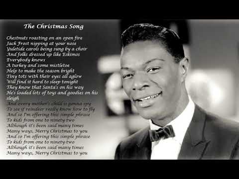 Nat King Cole The Christmas Song HD with lyrics (1961)