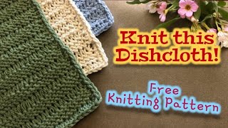 Knitting for Beginners - How to Knit a Dishcloth Video