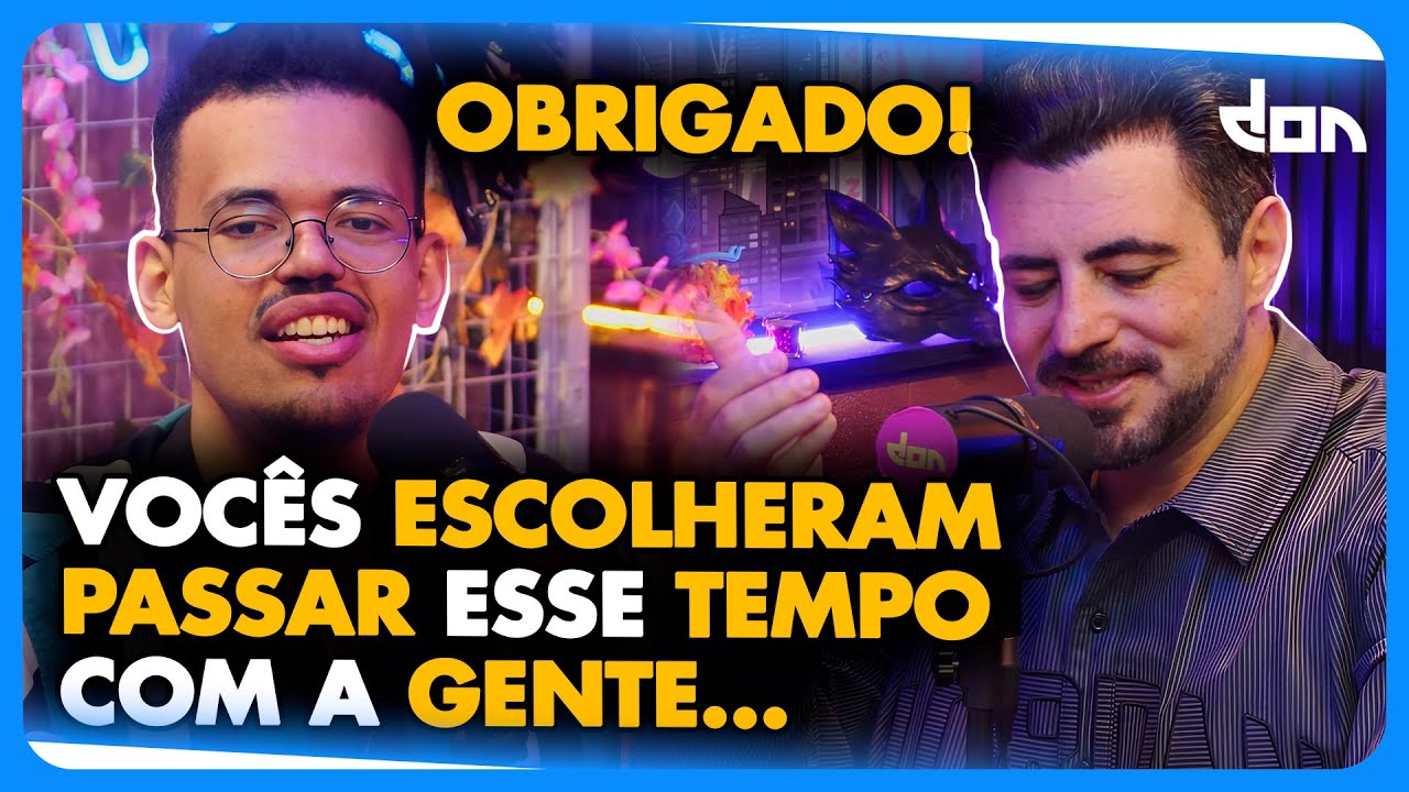 GUTO E EVANDRO SE EMOCIONAM AO CELEBRAR 1 ANO E 100 EPISÓDIOS DE DON PODCAST