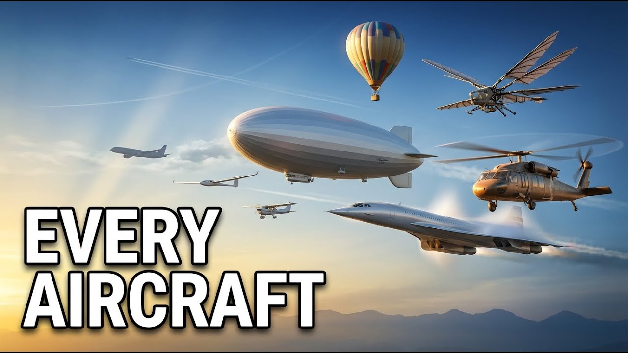 Every Type of Aircraft Explained: From Gliders to Airships