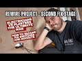 Rewire Project - Electricians vs Plasters the ultimate war.