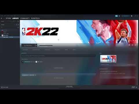 HOW TO DOWNLOAD & INSTALL NBA 2K22 IN STEAM (CURRENT GEN - PC) 