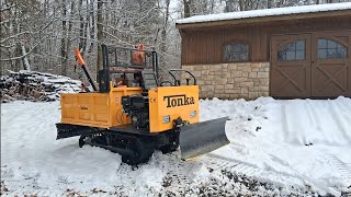 Can you plow snow with the IRD25 Crawler Dumper?