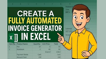 How to Create an Automated Invoice Generator in Excel (Step-by-Step Tutorial) #excel