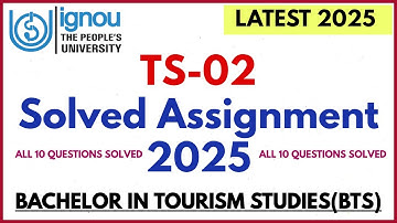 TS-02 SOLVED ASSIGNMENT 2025 SESSION II BTS COURSE ASSIGNMENT