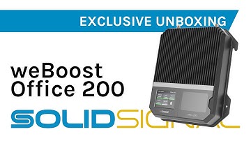 Unboxing the weBoost for Business Office200