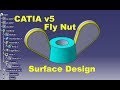 How to create a Fly Nut using CATIA v5 Generative Surface Design