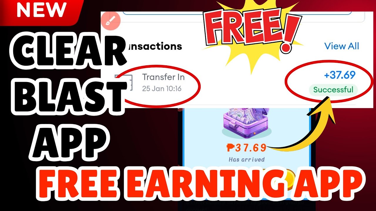 Fresh Payout Success sa wallet mo | Clear Blast app | Free earning app 2026