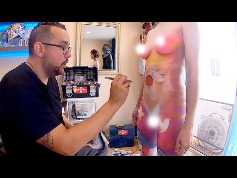 Body Painting the CRAZY $#!% of 2020 so far! Tiger King, Trump, the Rona, Soap, Masks, and More!