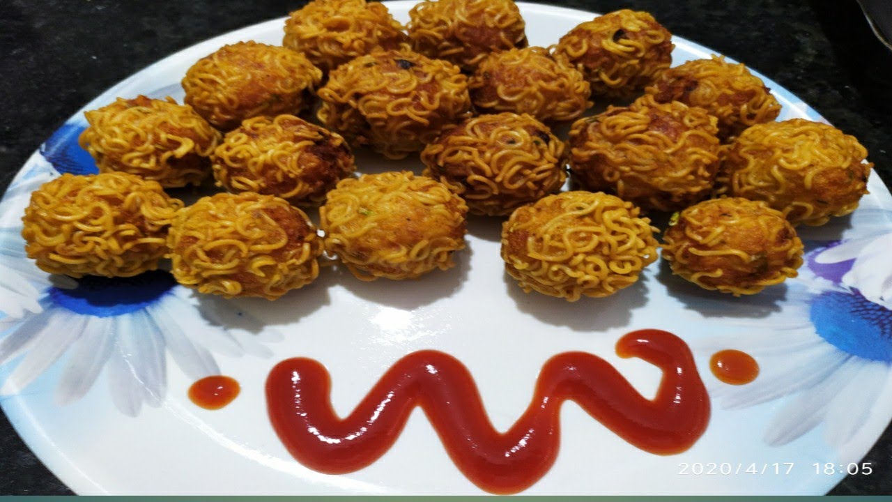 Crispy Maggi/Noodle balls Marathi Kitchen Katta YouTube