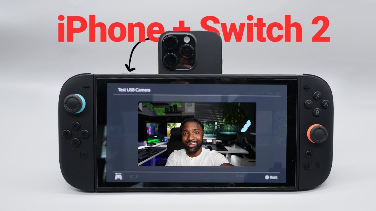 Turn Your iPhone into a Webcam for the Nintendo Switch 2 - EASY Setup
