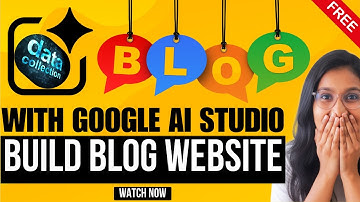 Create Blog Posts, Collect Leads & Host Your Website Using Google AI Studio | No Coding & 100% Free