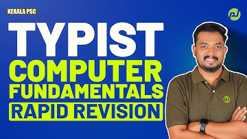 Typist Computer Fundamentals Rapid Revision | LD Typist | Computer Assistant| Clerk Typist| Asif T
